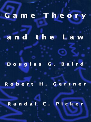 cover image of Game Theory and the Law